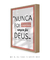 Quadro Decorativo - Nunca Foi Sorte, Sempre foi Deus