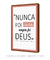 Quadro Decorativo - Nunca Foi Sorte, Sempre foi Deus - Decor Walls - Quadros Decorativos