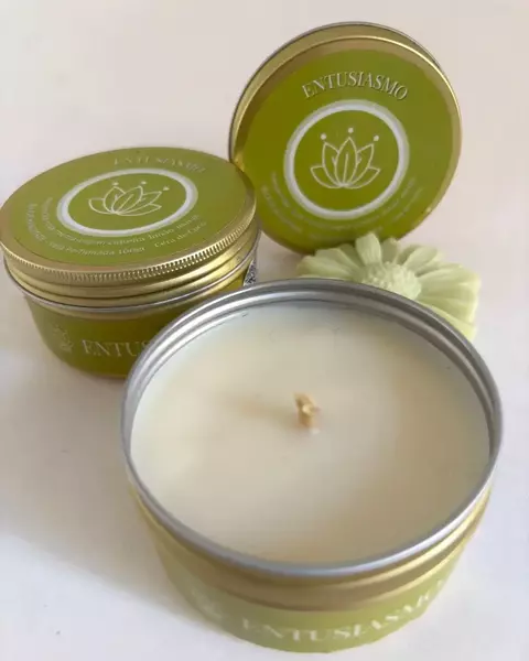 Vela Perfumada Entusiasmo Chá Verde - comprar online