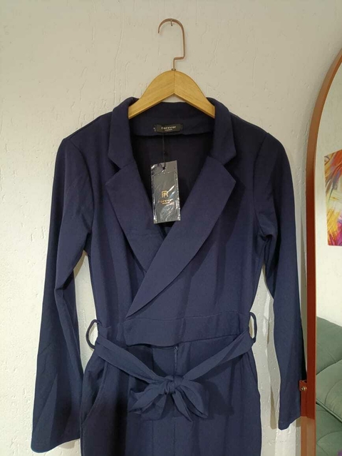 Macacão alfaiataria manga longa tam M