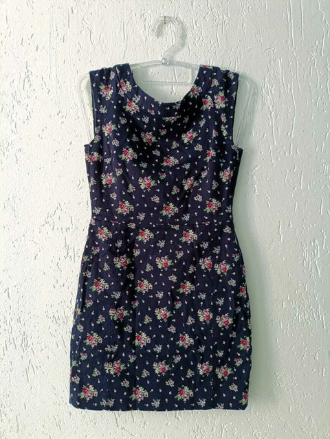 Vestido curto floral tam M Zara