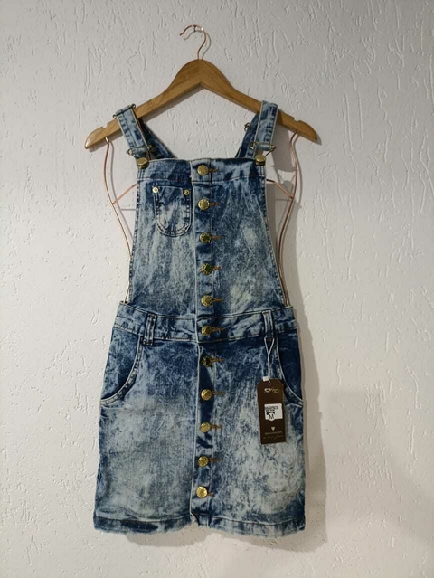 Salopete jeans curto tam M