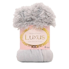 Roupão - Flannel Luxus Gola Xale de Plumas