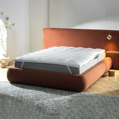 Pillow Top Queen Altenburg Plumi Gold Cetim 233 Fios Branco - comprar online