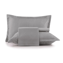 Jogo de Cama Casal - 4 peças Altenburg Toque Acetinado Ultrawave - SONHO DE CASA ENXOVAIS