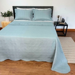 Kit Cobre Leito liso ultrassonic - 3pçs - Casal - SONHO DE CASA ENXOVAIS