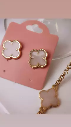 KIT VIRGINIA dourado C/ madrepérola rosé - comprar online