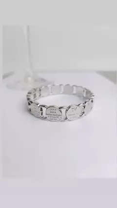 BRACELETE 10 MANDAMENTOS prateado