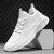 Hucdml branco tênis sapatos para homem respirável casual casal esportes correndo sapatos de caminhada tamanho grande tenis masculino 35-47