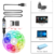 Wi-fi luzes led strip sync música rgb 5050 led tape alexa luzes inteligentes tira para decoração do quarto do partido tv backlight - comprar online