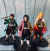 Anime 16cm demon slayer kimetsu nenhuma figura yaiba kamado tanjirou figura de ação agatsuma zenitsu nezuko guerreiro pvc modelo brinquedos. - comprar online