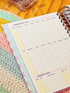 Planner de Estudos Permanente - Lisa Criativa Presentes