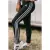 Calça Legging leg feminina 3 listras Academia Fitness. - Getcheap