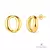 Brinco Elo Esculpido 24K - comprar online