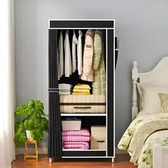 Guarda Roupa Closet Dobrável Organizador com Capa de Tecido na internet