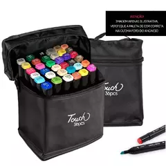 Kit 36 Canetas Marcadoras Ponta Dupla – Arte, Cor e Criativi - comprar online