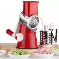 Cortador Fatiador Ralador Frutas Legumes Verduras Queijos Cozinha 3 Peças Tabletop - comprar online