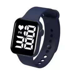 Relógio Feminino Digital Eletrônico Led Quadrado masculino à Prova D'água - comprar online