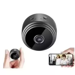 Mini Câmera De Segurança Wifi 1080p Hd Sem Fio Recarregavel Movimento Noturna - comprar online
