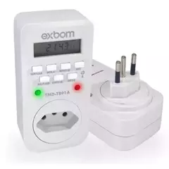 Timer Temporizador Digital Programável Tomada 127v/220v 10A ideal para piscinas