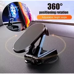 Imagem do Suporte Magnético Giratório Smartphone para carro Dobrável Alta Qualidade