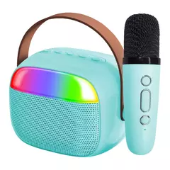 Caixinha De Som Multimídia Rgb Karaokê Infantil Adulto Portátil Blueetooth XDG-67 na internet