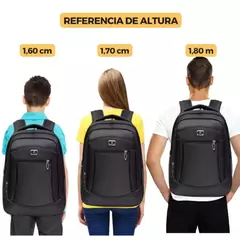 Mochila Bolsa Reforçada Notebook Resistente Trabalho Faculdade Coreana - comprar online