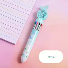 10 Cores Caneta Esferográfica Astronauta Kawaii Cartoon Urso Unicórnio Coelho Borboleta Press-type Color Pen Stationery - Sua loja on-line Onlinemystore.com.br 