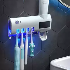Suporte Escova de Dentes Esterilizador Com Luz UV Antibacteriano Decoracão Banheiro na internet