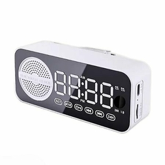 Mini Caixa de Som Bluetooth Com Relógio Despertador Portátil - Sua loja on-line Onlinemystore.com.br 