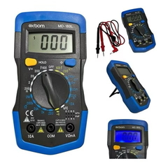 Kit Multimetro Digital Profissional Tela Lcd Iluminada + Alicate Amperimetro + Caneta Detectora De Energia - loja online
