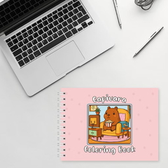 Livro De Colorir Capivara Estilo Bobbie Goods 50 Folhas 180g Capa Dura na internet