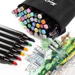 Kit Livro De Colorir Bobbie Goods Capa Dura 60 Páginas + Canetinhas Ponta Dupla Marca Texto 24 Cores - comprar online