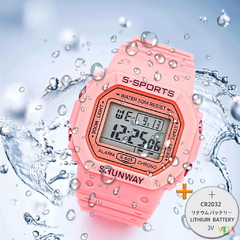 Relogio Feminino Digital A Prova D 'Água De Pulso Lindos Relógio Esportivo Original Led Pulseira - loja online