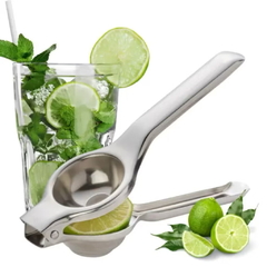 Espremedor Manual de Limão Laranja 22cm Premium Robusto em Aço Inox Profissional, Alta Qualidade - Sua loja on-line Onlinemystore.com.br 