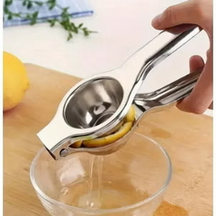 Espremedor Manual de Limão Laranja 22cm Premium Robusto em Aço Inox Profissional, Alta Qualidade