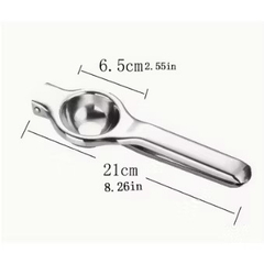 Espremedor Manual de Limão Laranja 22cm Premium Robusto em Aço Inox Profissional, Alta Qualidade - Sua loja on-line Onlinemystore.com.br 
