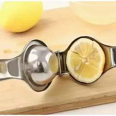 Imagem do Espremedor Manual de Limão Laranja 22cm Premium Robusto em Aço Inox Profissional, Alta Qualidade
