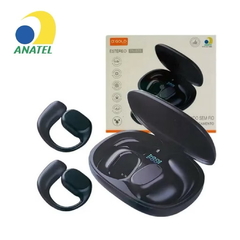 ￼Fone De Ouvido Bluetooth Preto/Branco A' Gold FN-BT8