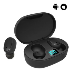 Fone de Ouvido Sem fio Com Bluetooth Preto - comprar online