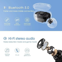 Imagem do A6S TWS Fone De Ouvido Sem Fio Bluetooth 5.0 Estéreo Macaron Mini Fones Para Android Ios Smartphones