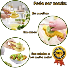 Espremedor de Limão Laranja Giratorio DE PLASTICO Pratico Cozinha Suco Frutas - loja online