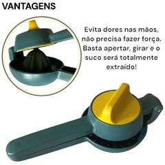 Espremedor de Limão Laranja Giratorio DE PLASTICO Pratico Cozinha Suco Frutas - Sua loja on-line Onlinemystore.com.br 