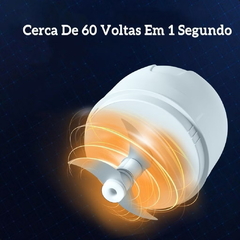 Imagem do Mini Processador Elétrico de Alimentos Portátil com 3 lâminas de aço inox USB 250 ml Bivolt