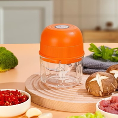 Mini Processador Elétrico de Alimentos Portátil com 3 lâminas de aço inox USB 250 ml Bivolt na internet
