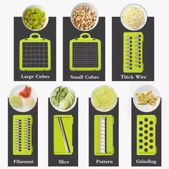 Cortador Multifuncional 16 Peças Fatiador De Verduras E Legumes Utensílio De Cozinha - comprar online