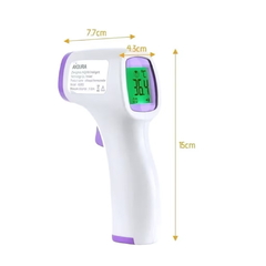 TERMOMETRO DE TESTA INFRAVERMELHO LASER DIGITAL A PILHA HL-E31
