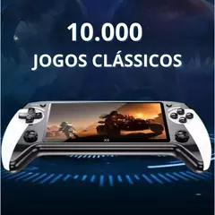 Video Game Console Portátil 16GB 10000 Jogos Retrô 6.5 Polegadas Display de Alta Definição