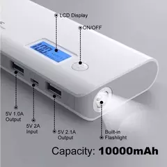 Carregador Portatil Bateria Externa Power Bank Pineng 10.000mah Pn968 - comprar online