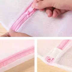Kit 5 Sacos Lavar Roupas Roupa Íntima Tecido Delicado Papa Bolinha Máquina 30x40cm na internet